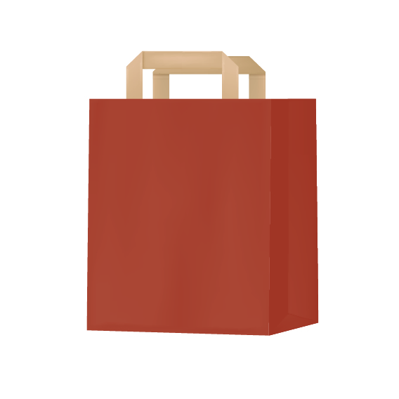 RED TAPE CARRIER BAG 32X16X44CM (250)